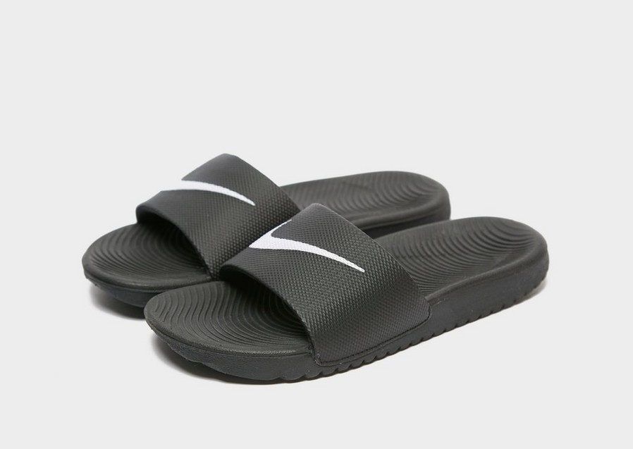 Detské pantofle a žabky NIKE KAWA SLIDES  819352-001 Černá