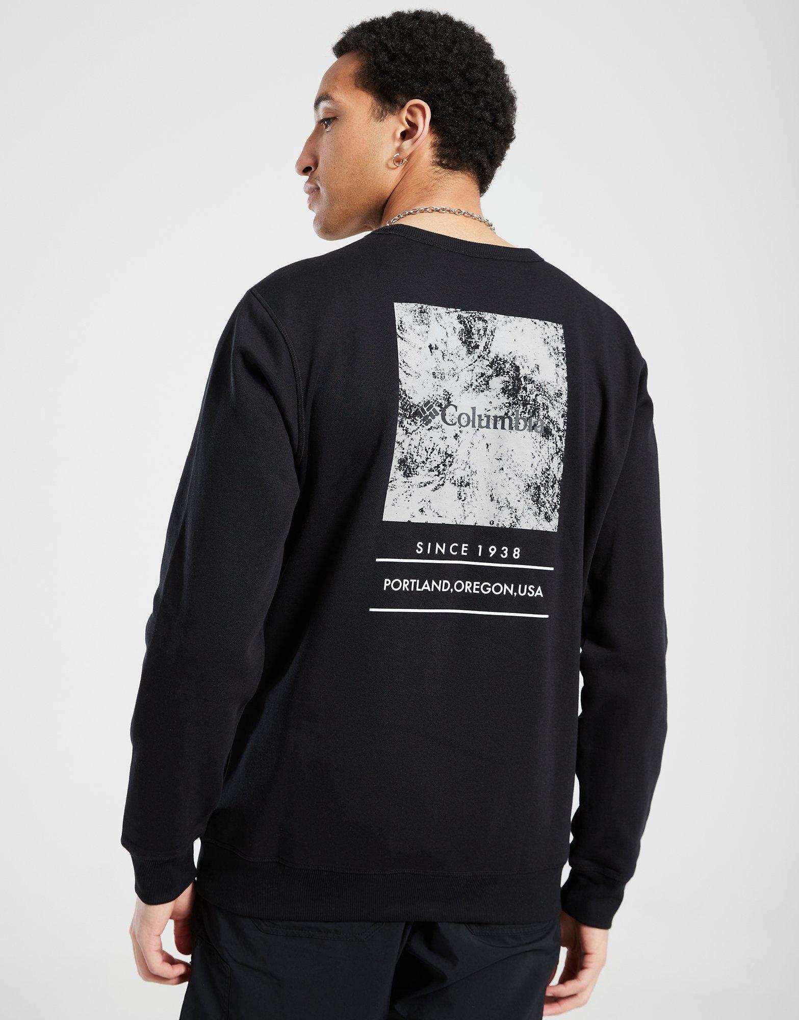 Férfi pulóverek COLUMBIA PULÓVER B SPRINGS CREW BLK 2058351009 Fekete