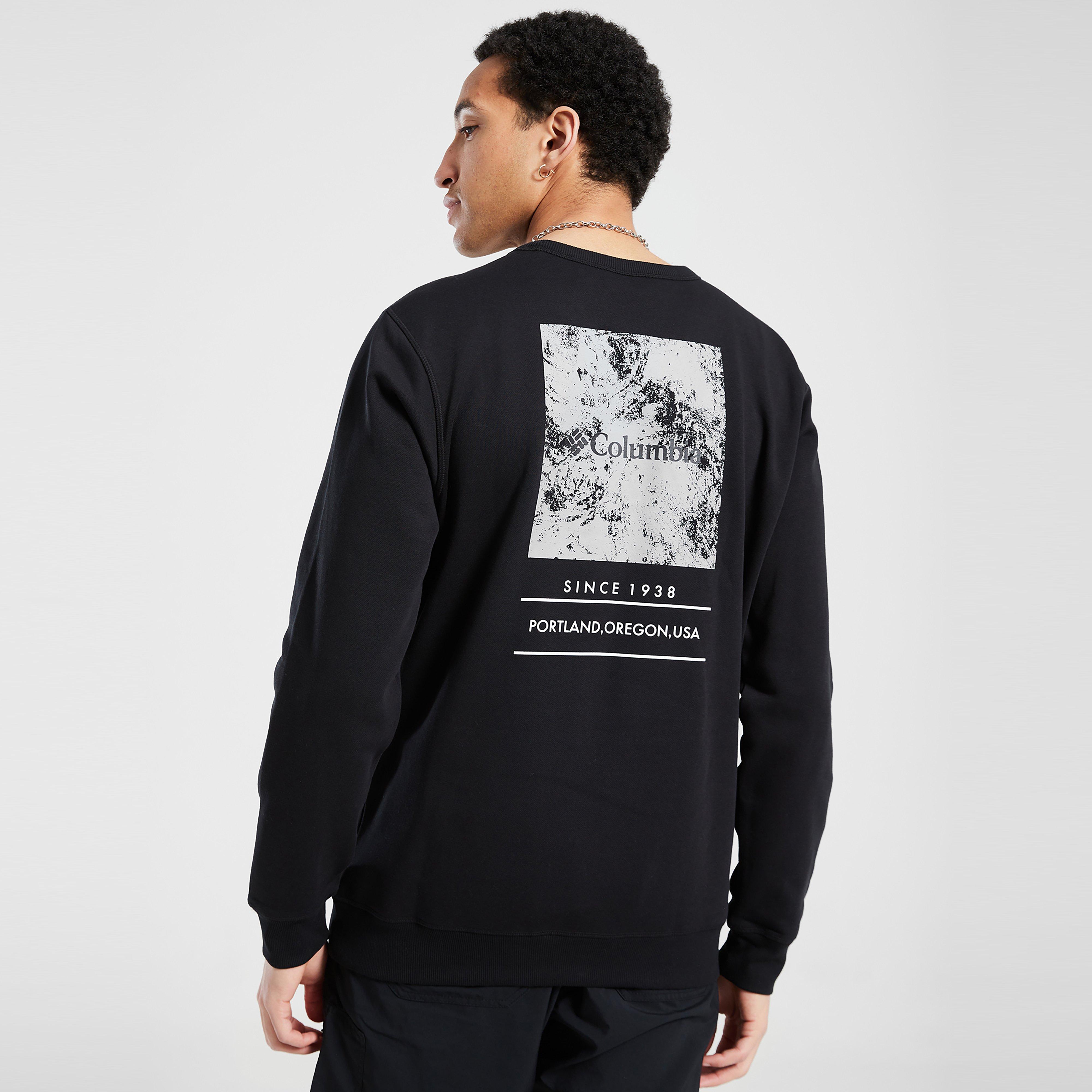 Férfi pulóverek COLUMBIA PULÓVER B SPRINGS CREW BLK