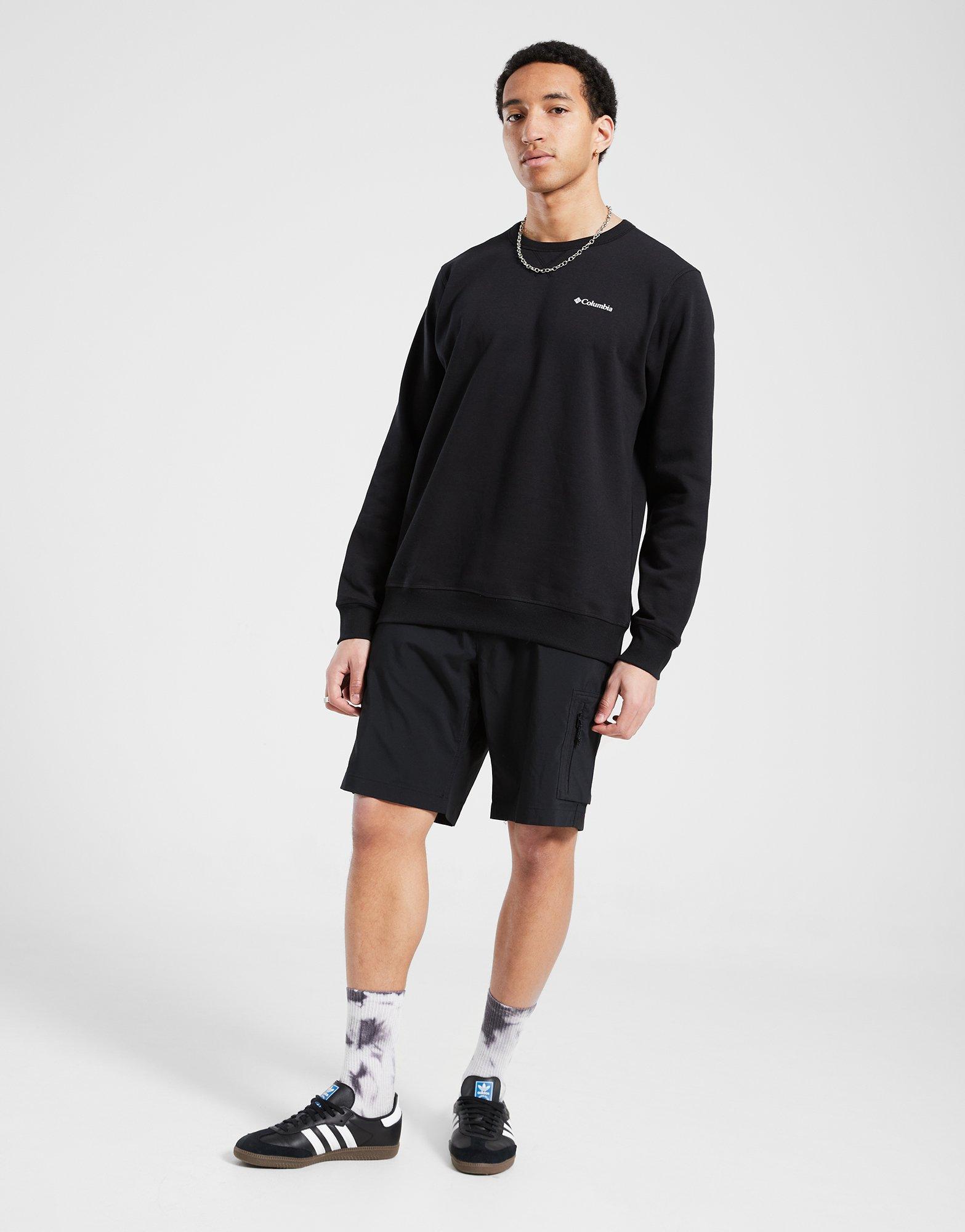 Férfi pulóverek COLUMBIA PULÓVER B SPRINGS CREW BLK 2058351009 Fekete