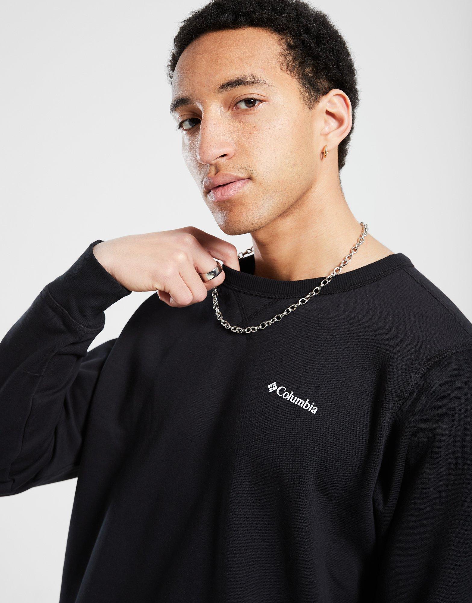 Férfi pulóverek COLUMBIA PULÓVER B SPRINGS CREW BLK 2058351009 Fekete
