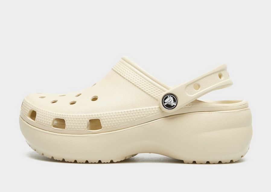 Női papucsok és flip-flopok CROCS CLASSIC PLATFORM CLOG W 206750-2Y2 Bézs
