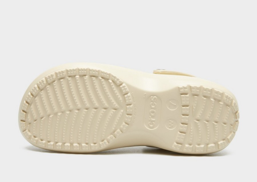 Női papucsok és flip-flopok CROCS CLASSIC PLATFORM CLOG W 206750-2Y2 Bézs