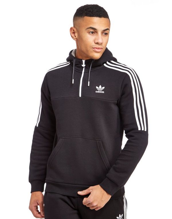 adidas originals trefoil half zip hoodie adidas originals trefoil half zip hoodie