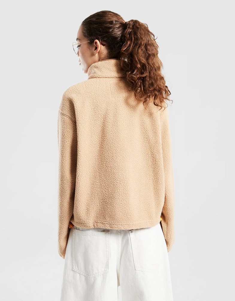 Bluza damska COLUMBIA POLAR HELVETIA II CROPPED HALF SNAP 2092231262 Beżowy