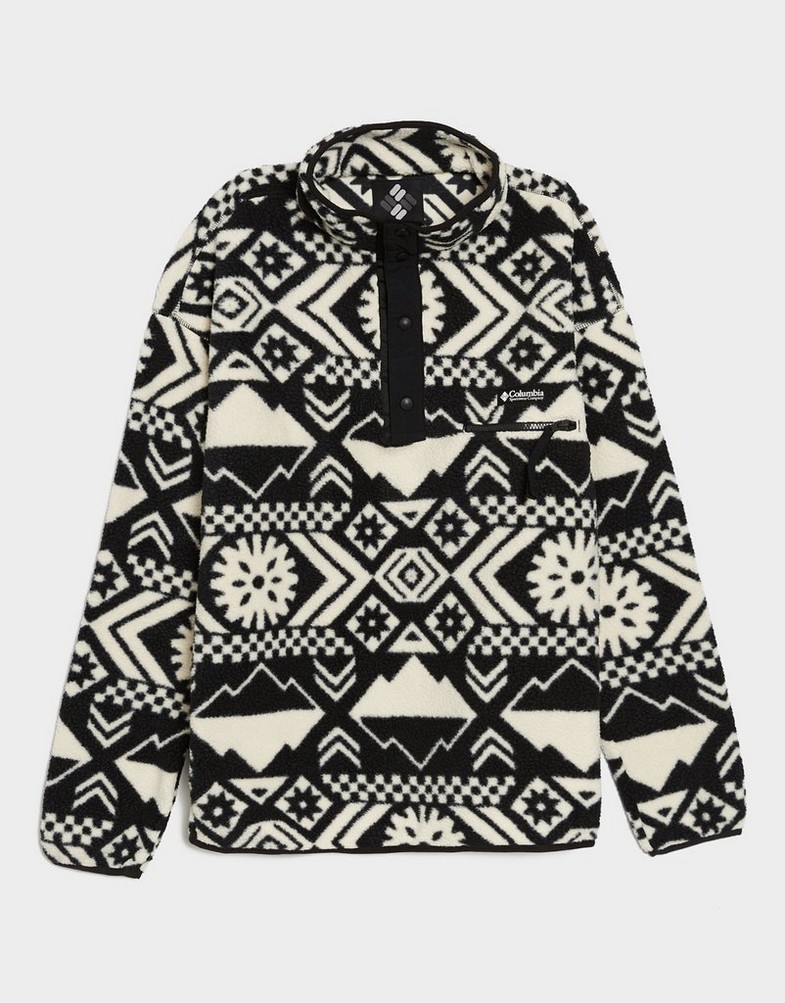 Bluza męska COLUMBIA BLUZA Z KAPTUREM HELVETIA II PRINTEDHALF 2098461-009 Czarny