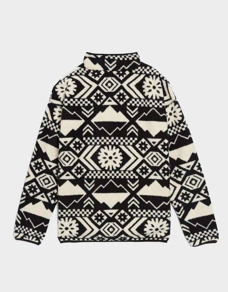 Bluza męska COLUMBIA BLUZA Z KAPTUREM HELVETIA II PRINTEDHALF 2098461-009 Czarny