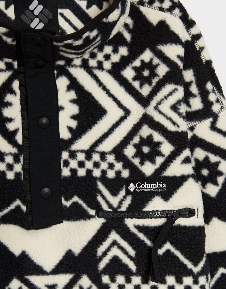 Bluza męska COLUMBIA BLUZA Z KAPTUREM HELVETIA II PRINTEDHALF 2098461-009 Czarny