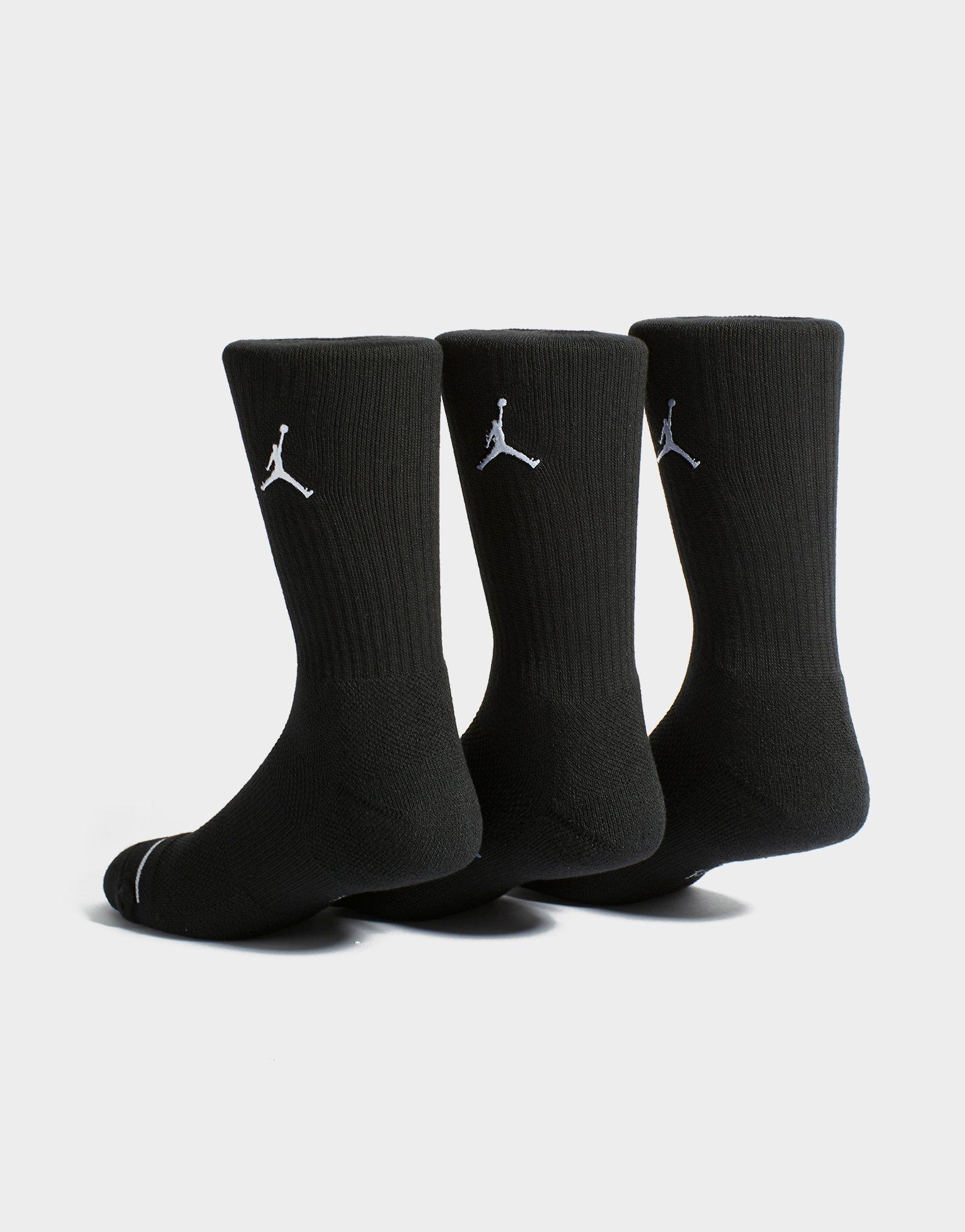 Dámske ponožky JORDAN PONOŽKY 3 PACK CREW SOCKS CREW SOCKS (3 PACK) SX5545-013 Čierna