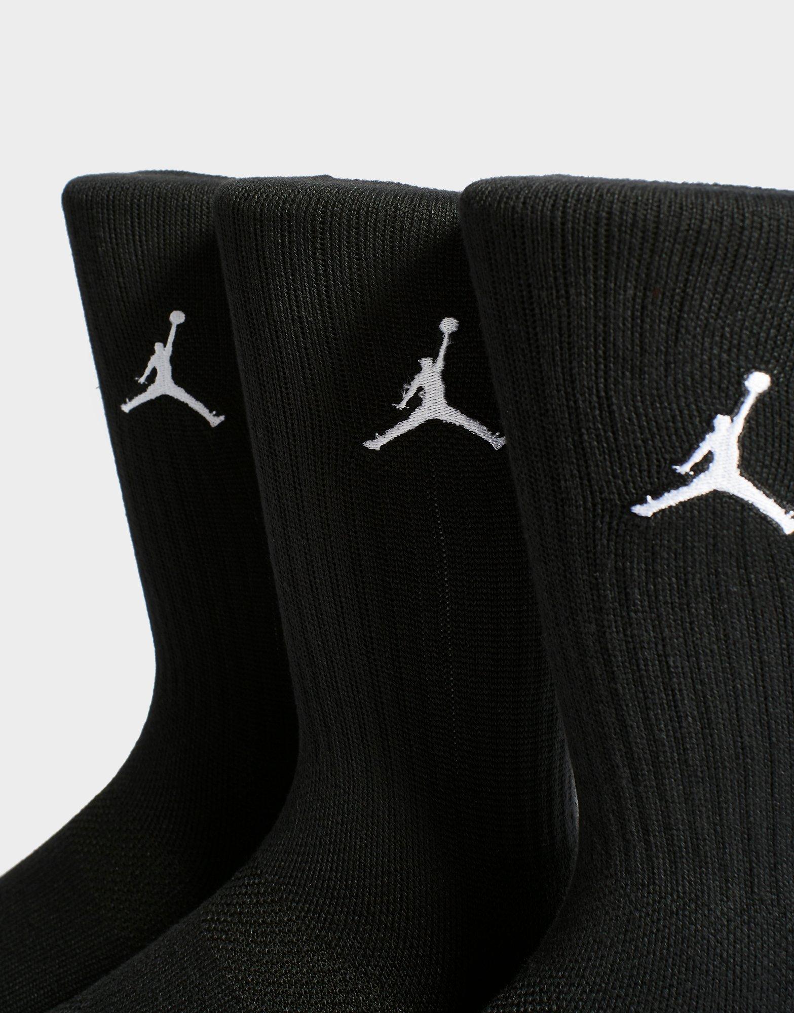 Dámske ponožky JORDAN PONOŽKY 3 PACK CREW SOCKS CREW SOCKS (3 PACK) SX5545-013 Čierna