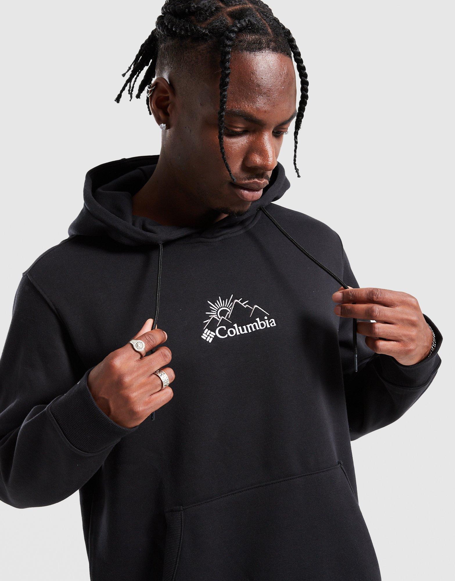 Férfi pulóverek COLUMBIA PULÓVER KAPUCNIS MERIDIAN CREEK FRONT HD 2161721-010 Fekete