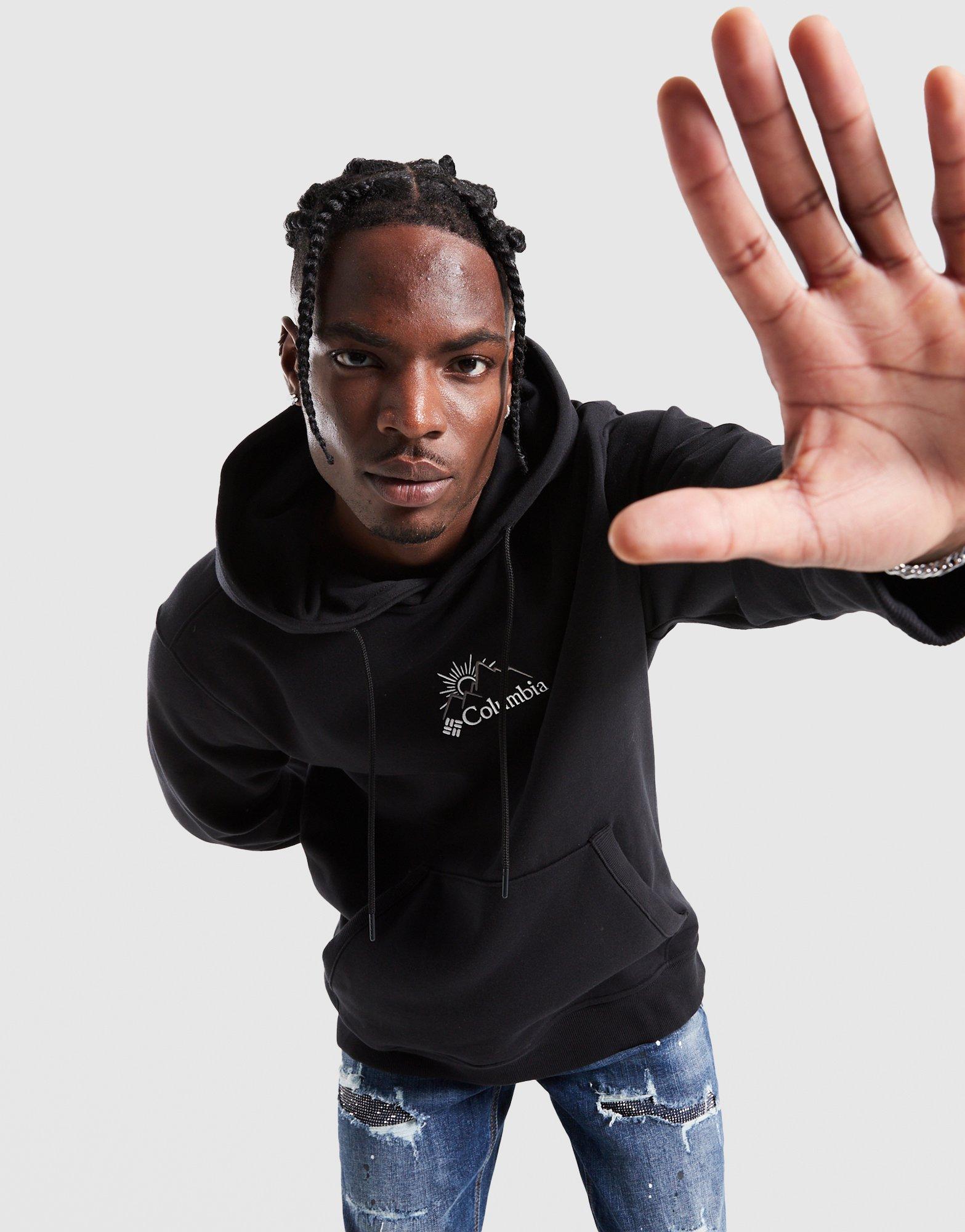 Férfi pulóverek COLUMBIA PULÓVER KAPUCNIS MERIDIAN CREEK FRONT HD 2161721-010 Fekete