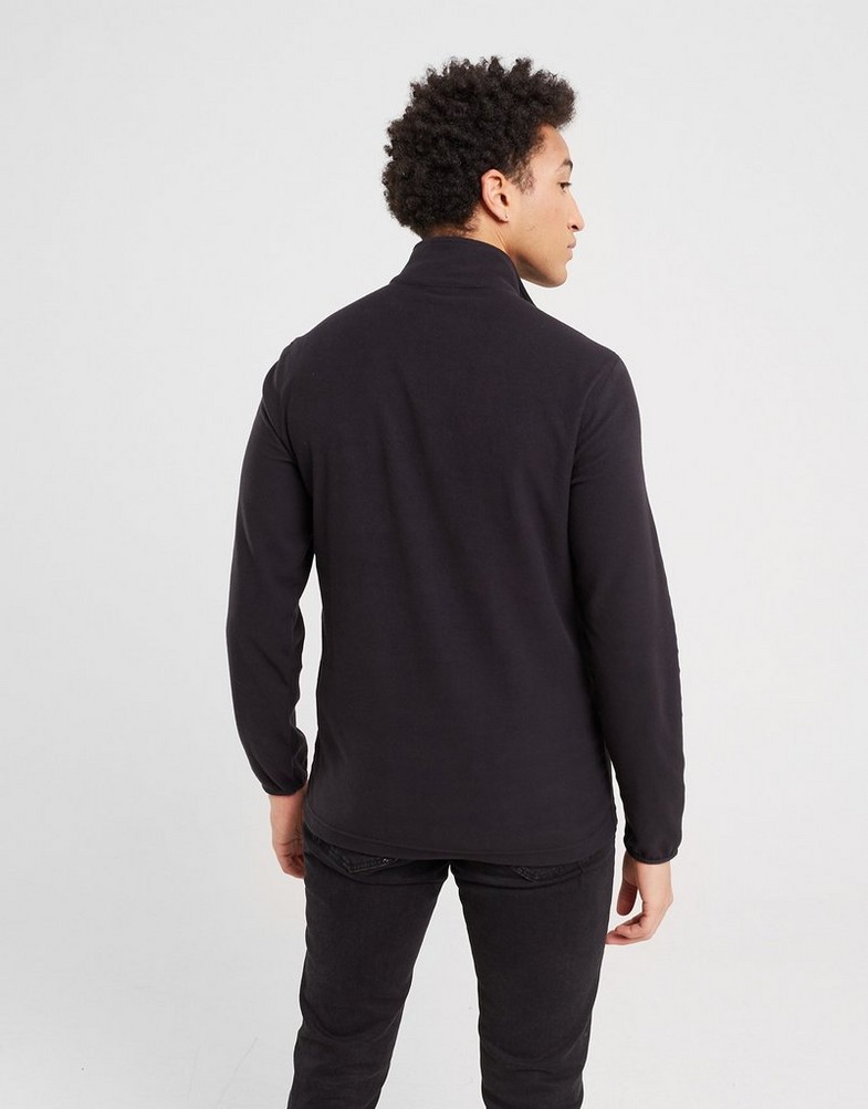 Bluza męska CHAMPION POLAR HALF ZIP TOP 216695KK001 Czarny