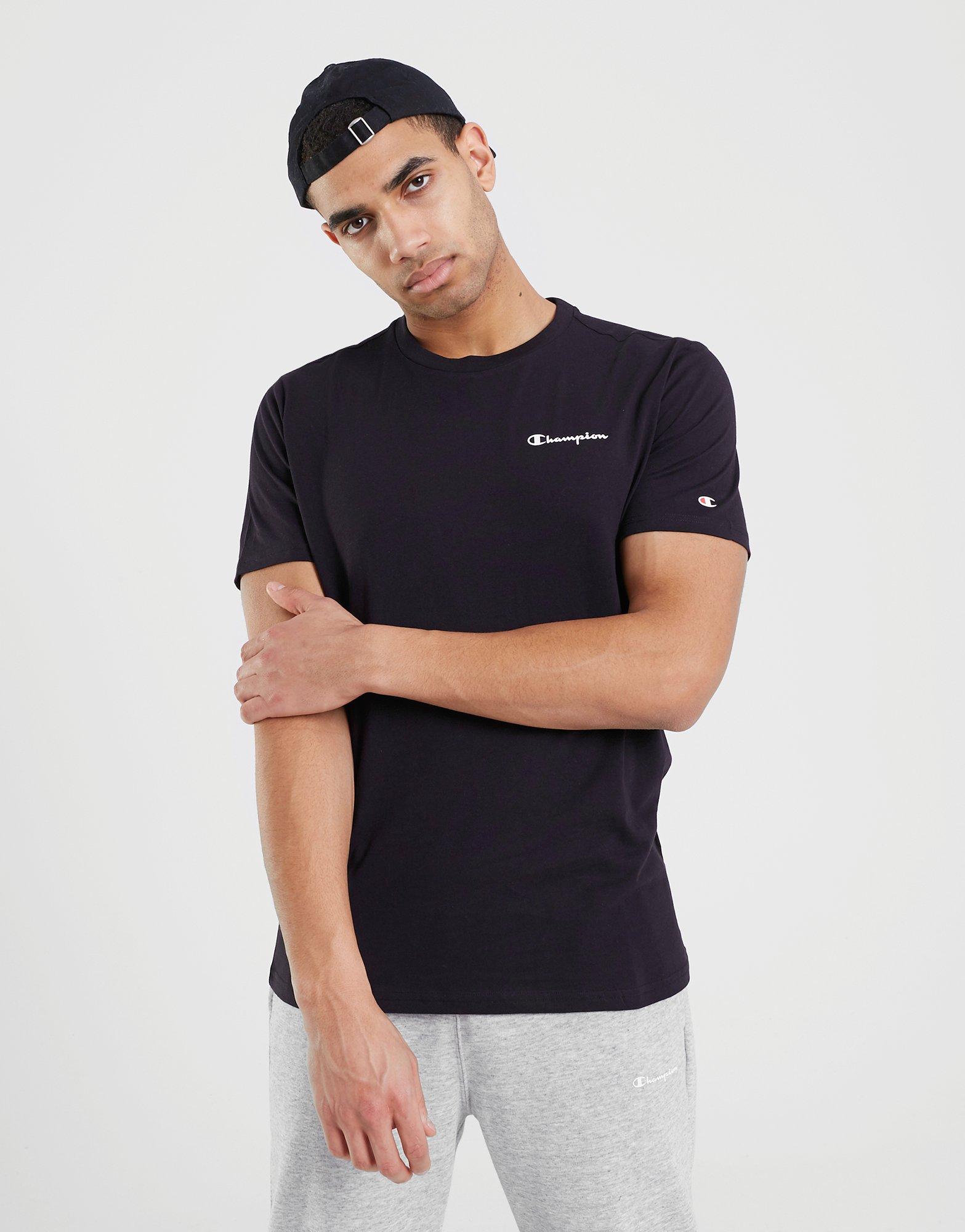 Мъжка тениска CHAMPION ТЕНИСКА CREWNECK ТЕНИСКА 218281KK001 Черен