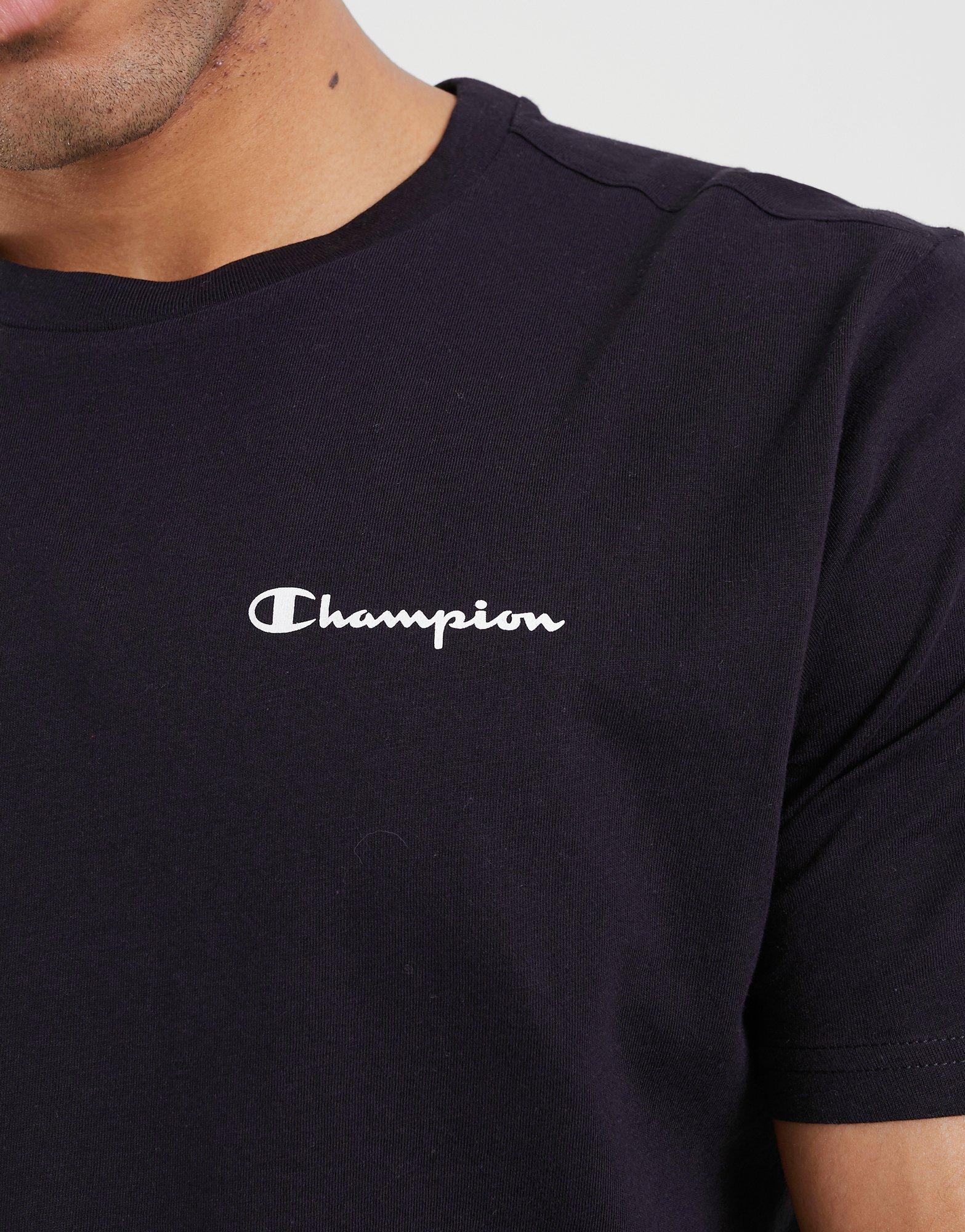 Мъжка тениска CHAMPION ТЕНИСКА CREWNECK ТЕНИСКА 218281KK001 Черен
