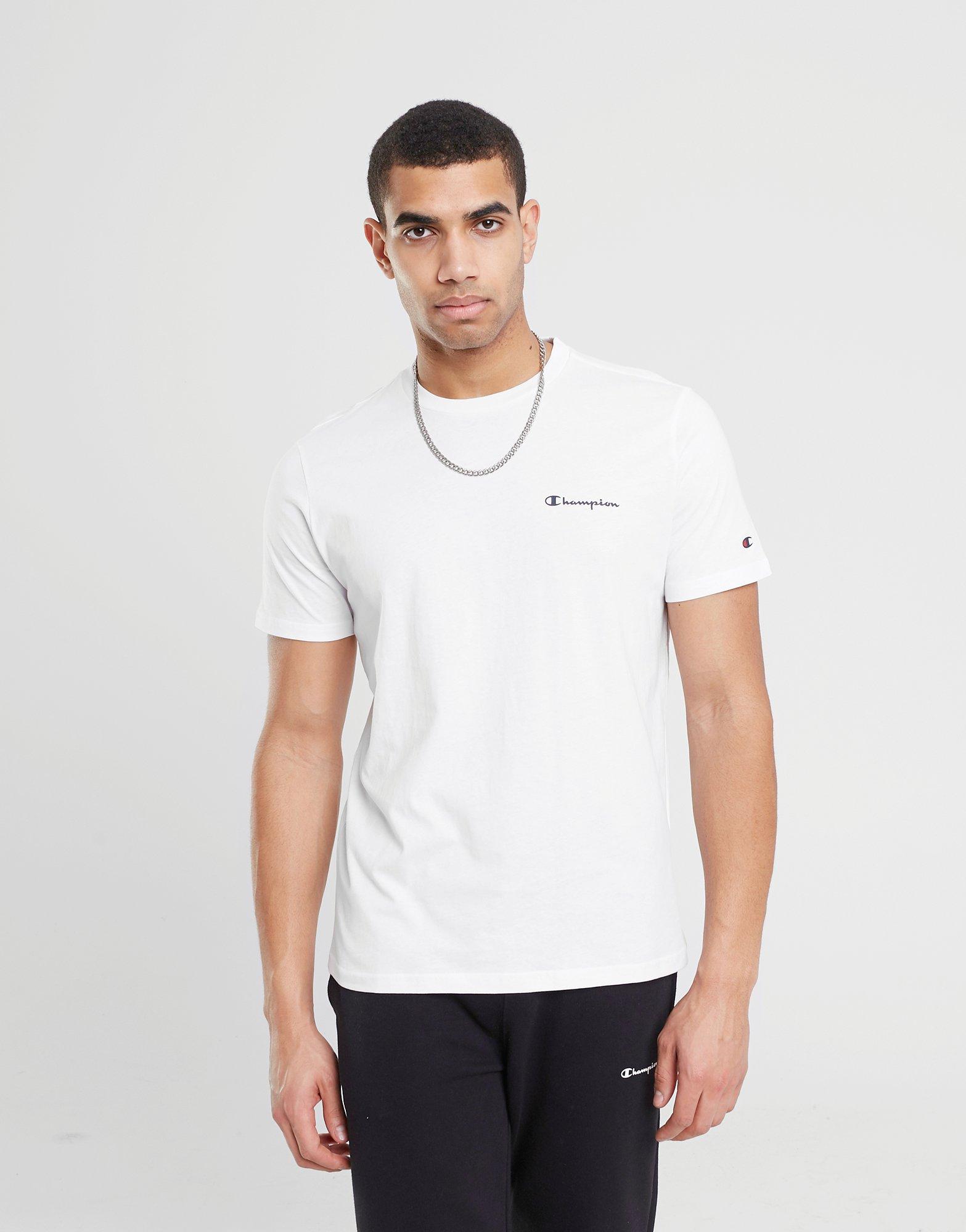 Мъжка тениска CHAMPION ТЕНИСКА CREWNECK ТЕНИСКА 218281WW001 Бял