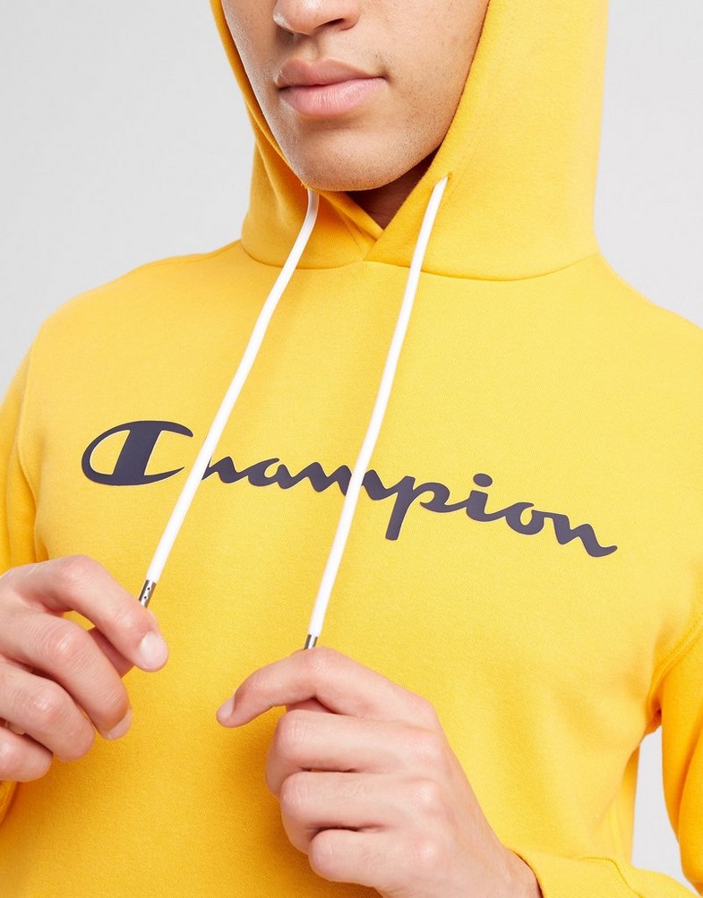 Bluza męska CHAMPION BLUZA Z KAPTUREM HOODED SWEATSHIRT 218282YS113 Złoty