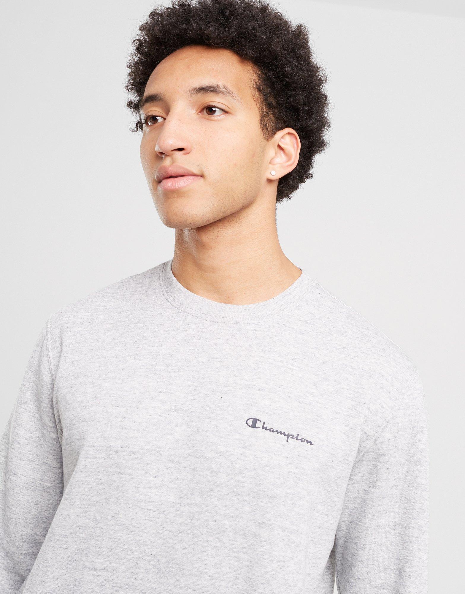 Pánska mikina CHAMPION MIKINA CREWNECK SWEATSHIRT 218288EM021 Sivá