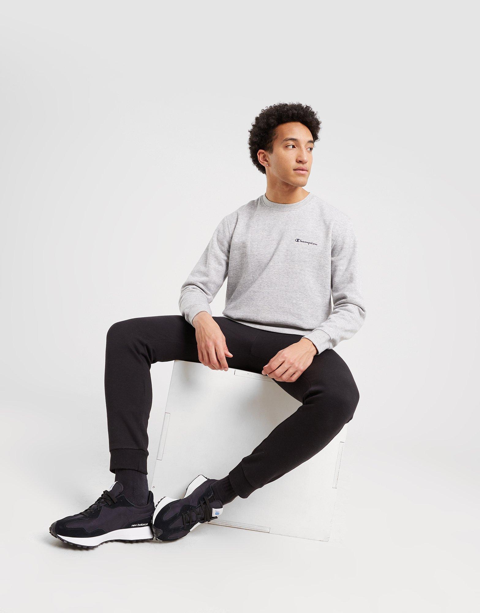 Pánska mikina CHAMPION MIKINA CREWNECK SWEATSHIRT 218288EM021 Sivá