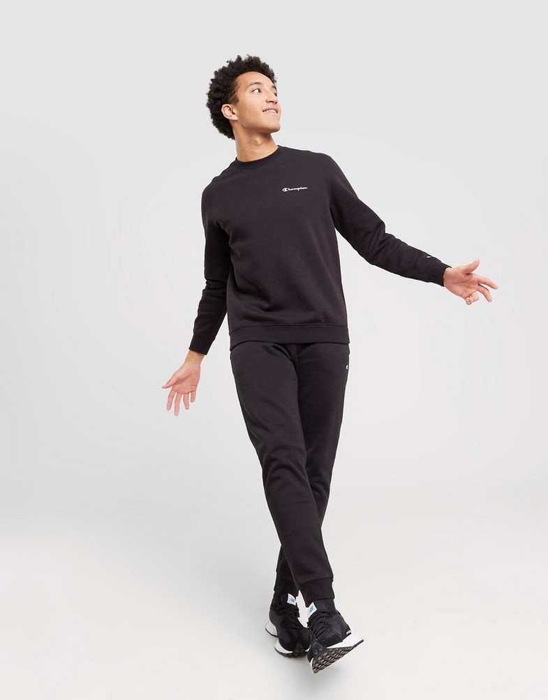 Bluza męska CHAMPION BLUZA CREWNECK SWEATSHIRT 218288KK001 Czarny