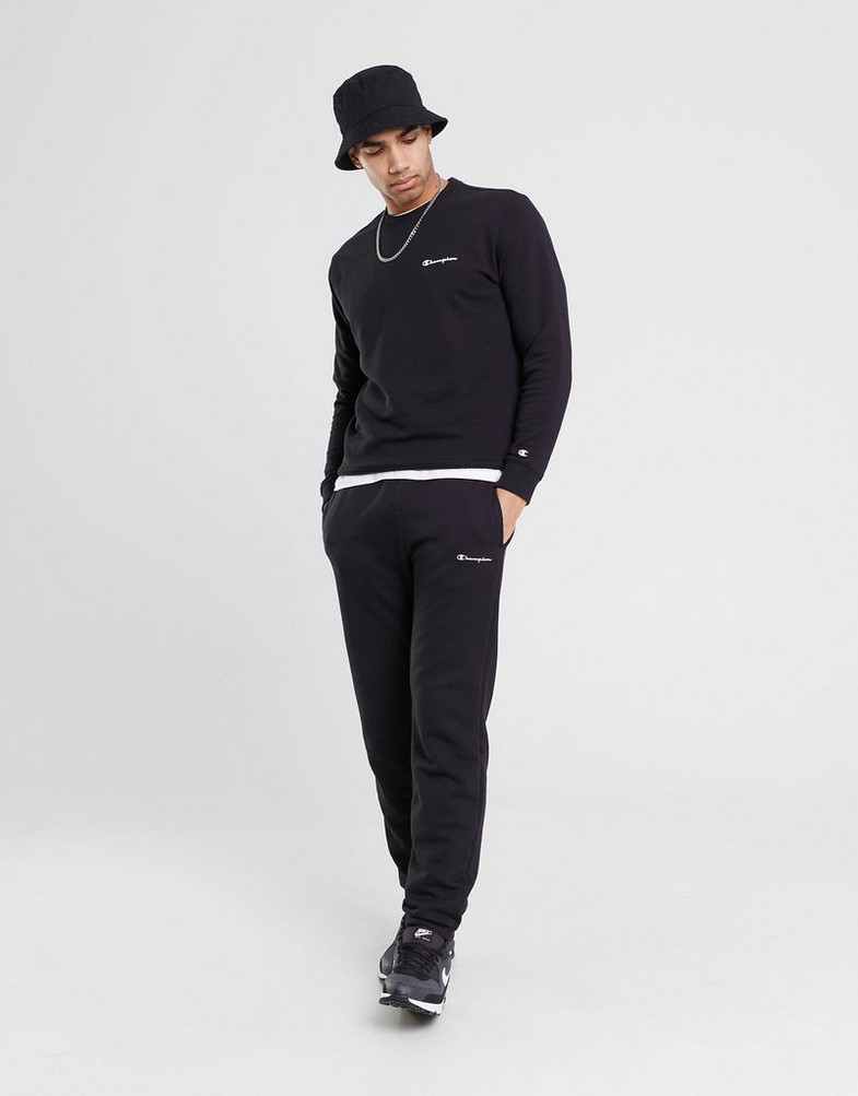 Bluza męska CHAMPION BLUZA CREWNECK SWEATSHIRT 218536KK001 Czarny