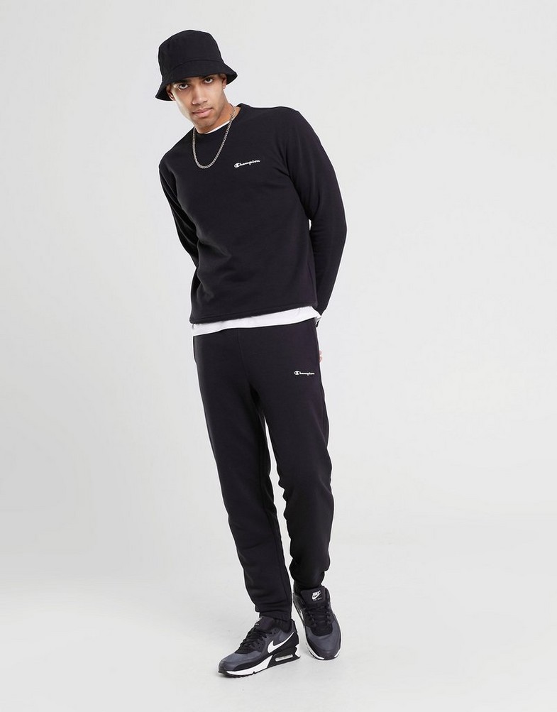 Bluza męska CHAMPION BLUZA CREWNECK SWEATSHIRT 218536KK001 Czarny