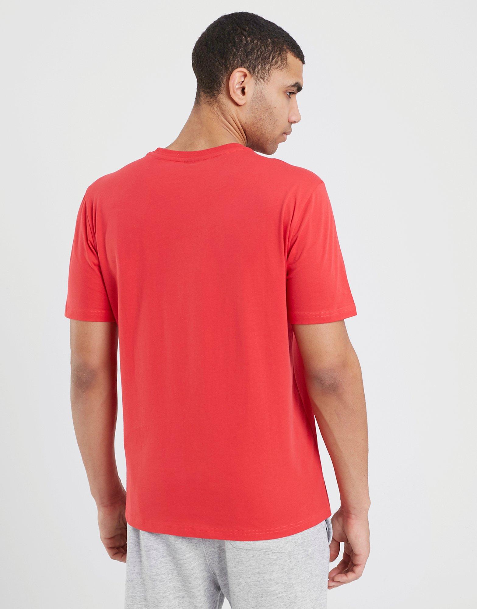 Мъжка тениска CHAMPION ТЕНИСКА CREWNECK ТЕНИСКА 218539RS005 Червен