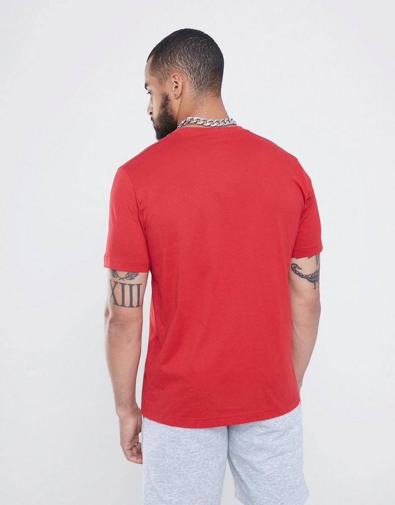 Чоловічі футболки CHAMPION ФУТБОЛКА CREWNECK ФУТБОЛКА 218572RS010 Червоний