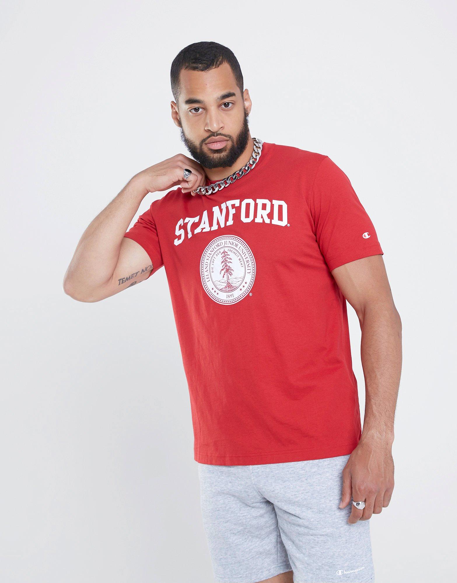 Tricou pentru bărbați CHAMPION TRICOU CREWNECK TRICOU 218572RS010 Roșu