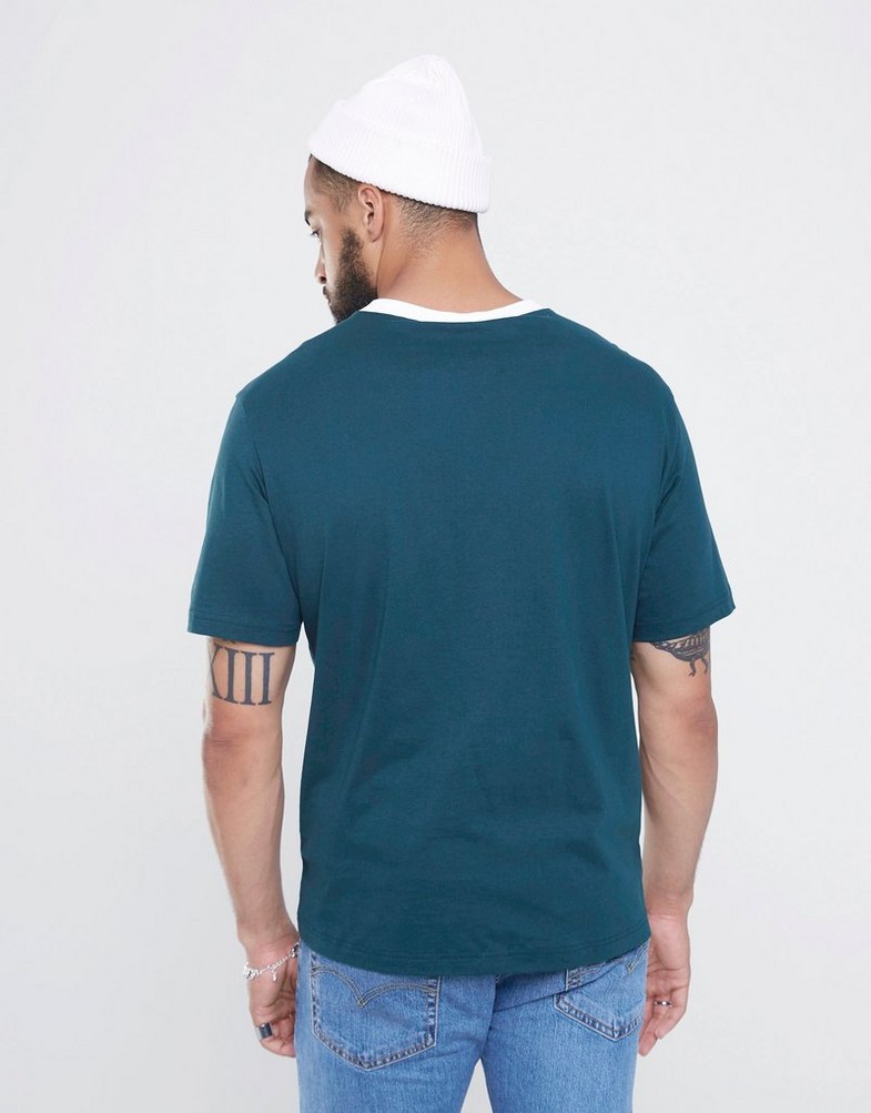 Tricou pentru bărbați CHAMPION TRICOU V-NECK TRICOU 218573GS528 Verde