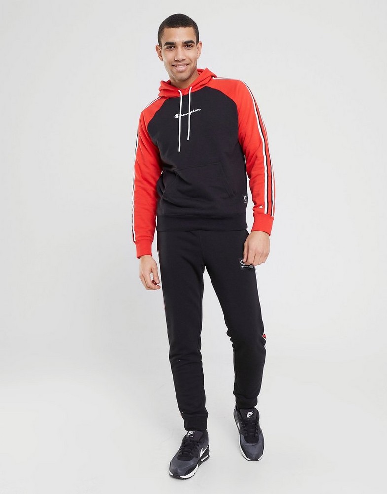 Pánska mikina CHAMPION MIKINA HOODED SWEATSHIRT 218765KK001 Čierna