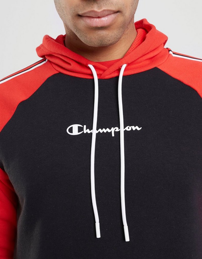 Pánska mikina CHAMPION MIKINA HOODED SWEATSHIRT 218765KK001 Čierna