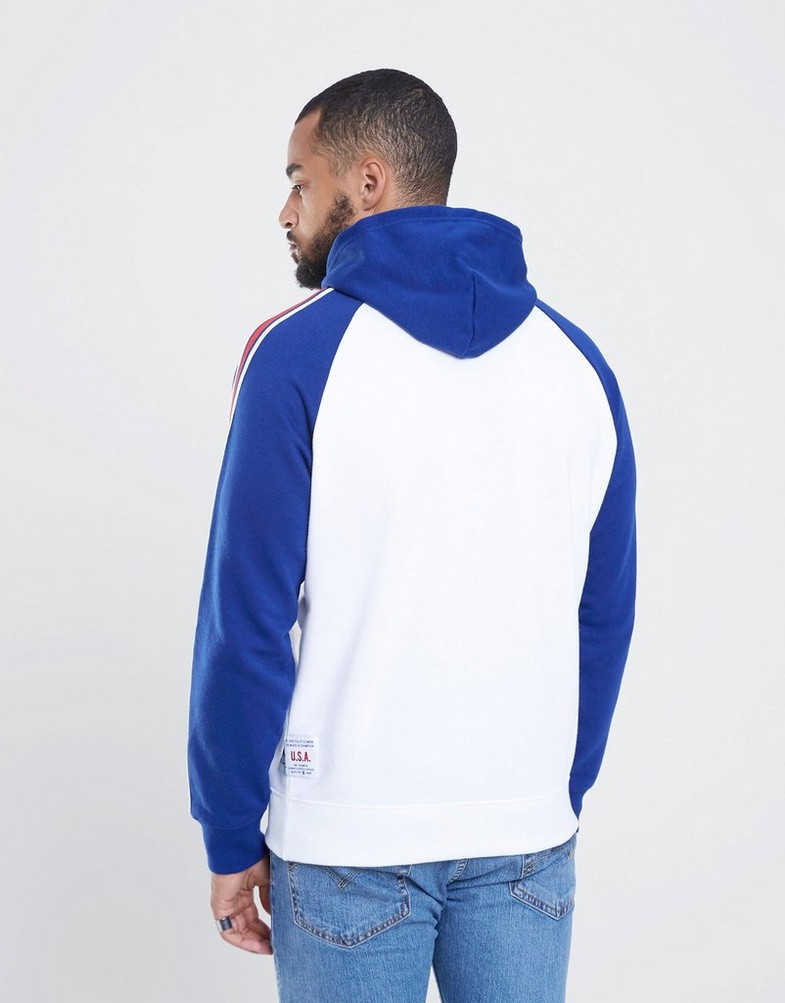 Bluza męska CHAMPION BLUZA Z KAPTUREM HOODED SWEATSHIRT 218765WW001 Biały
