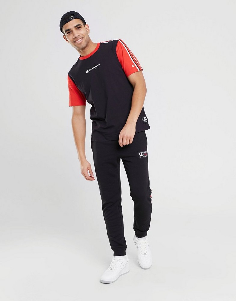 CHAMPION SPODNIE RIB CUFF PANTS 218767KK001 Czarny