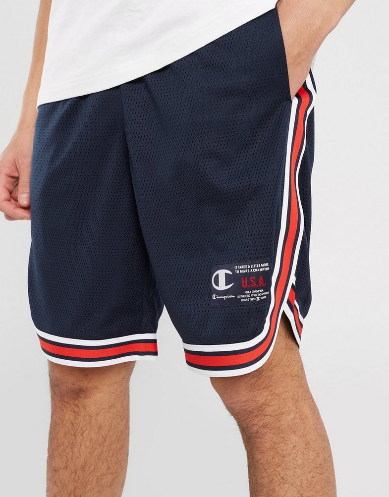 CHAMPION SZORTY BERMUDA 218770BS501 | kolor Granatowy