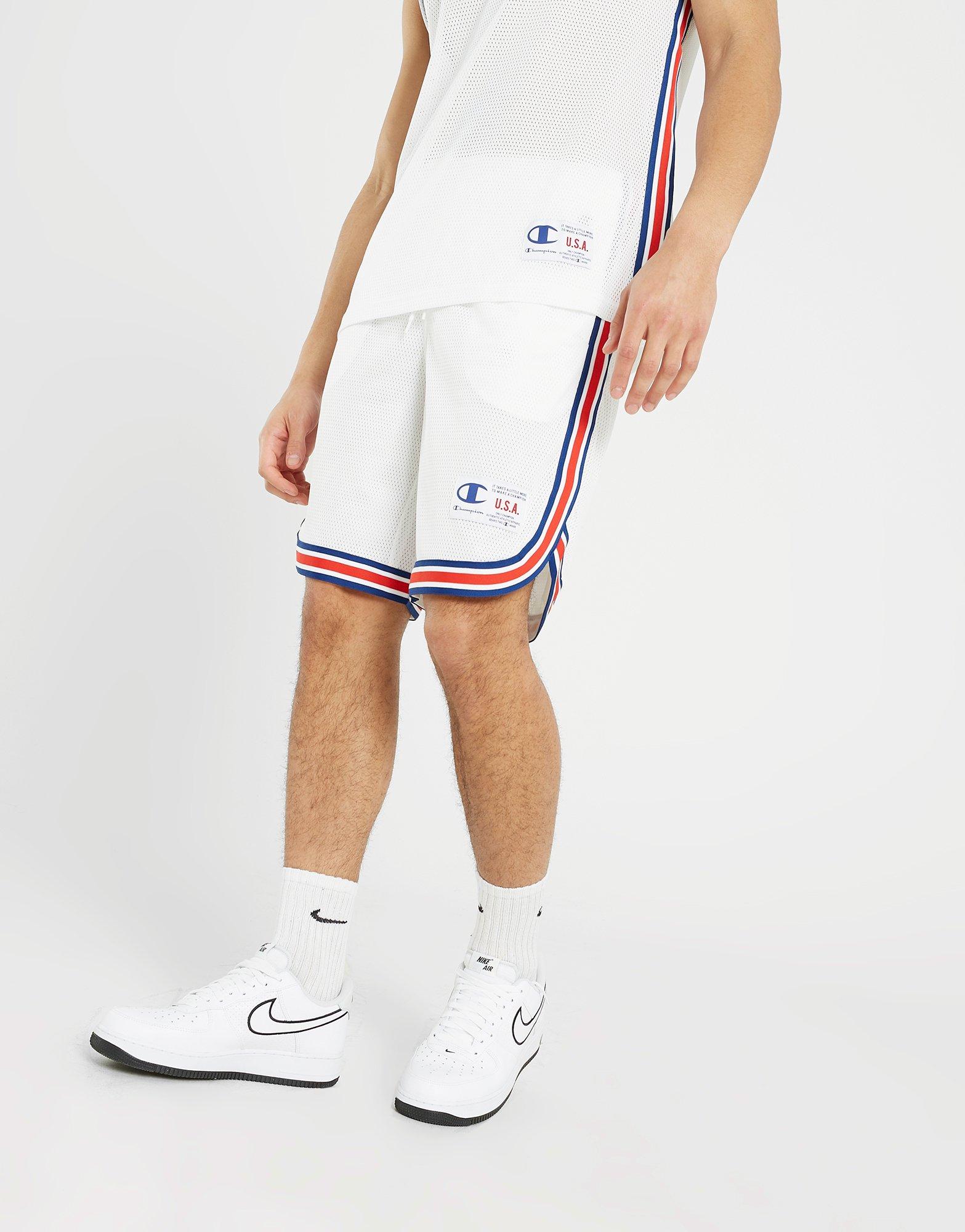 Pánské kraťasy CHAMPION ŠORTKY  BERMUDA 218770WW001 Bílá