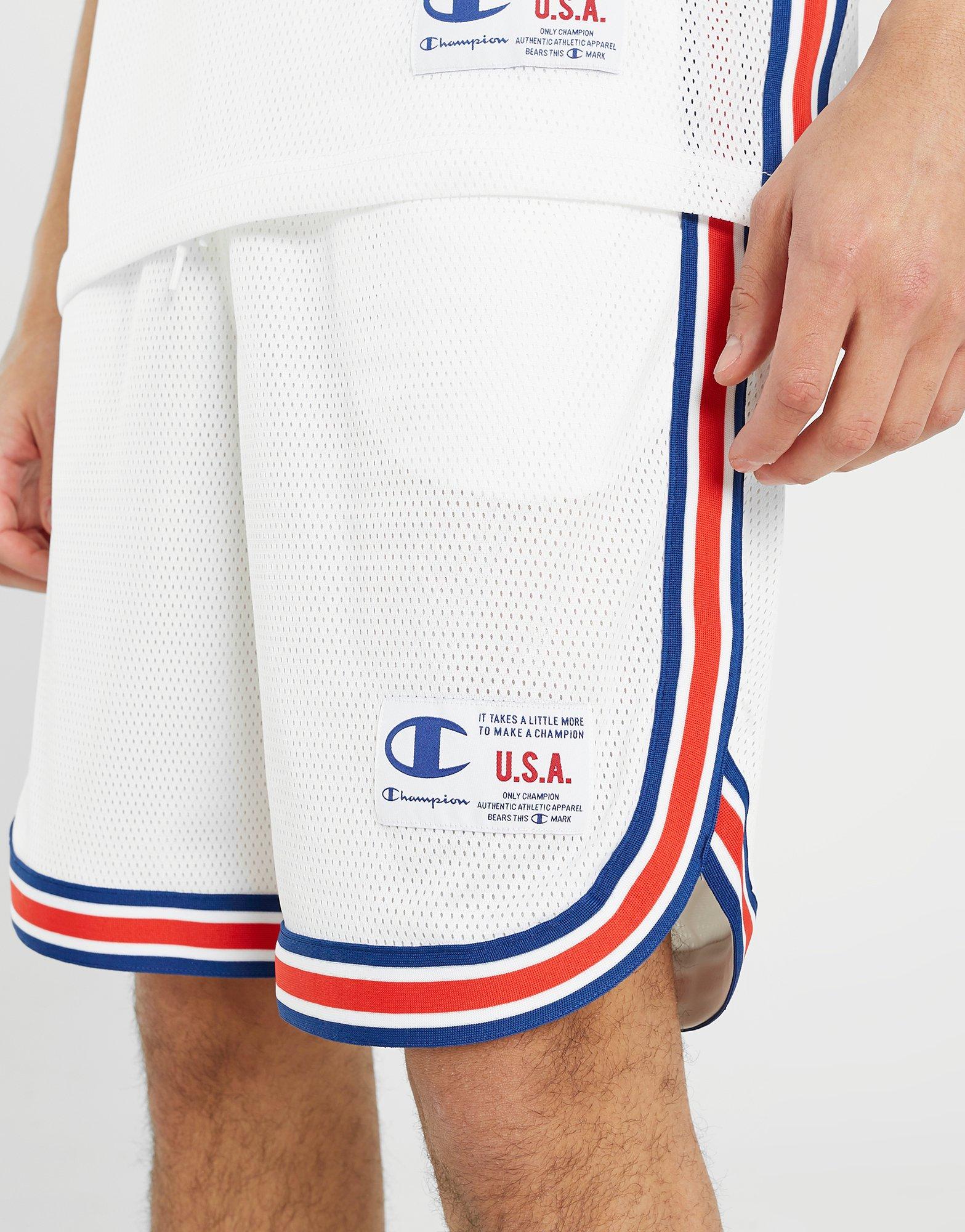 Pánské kraťasy CHAMPION ŠORTKY  BERMUDA 218770WW001 Bílá