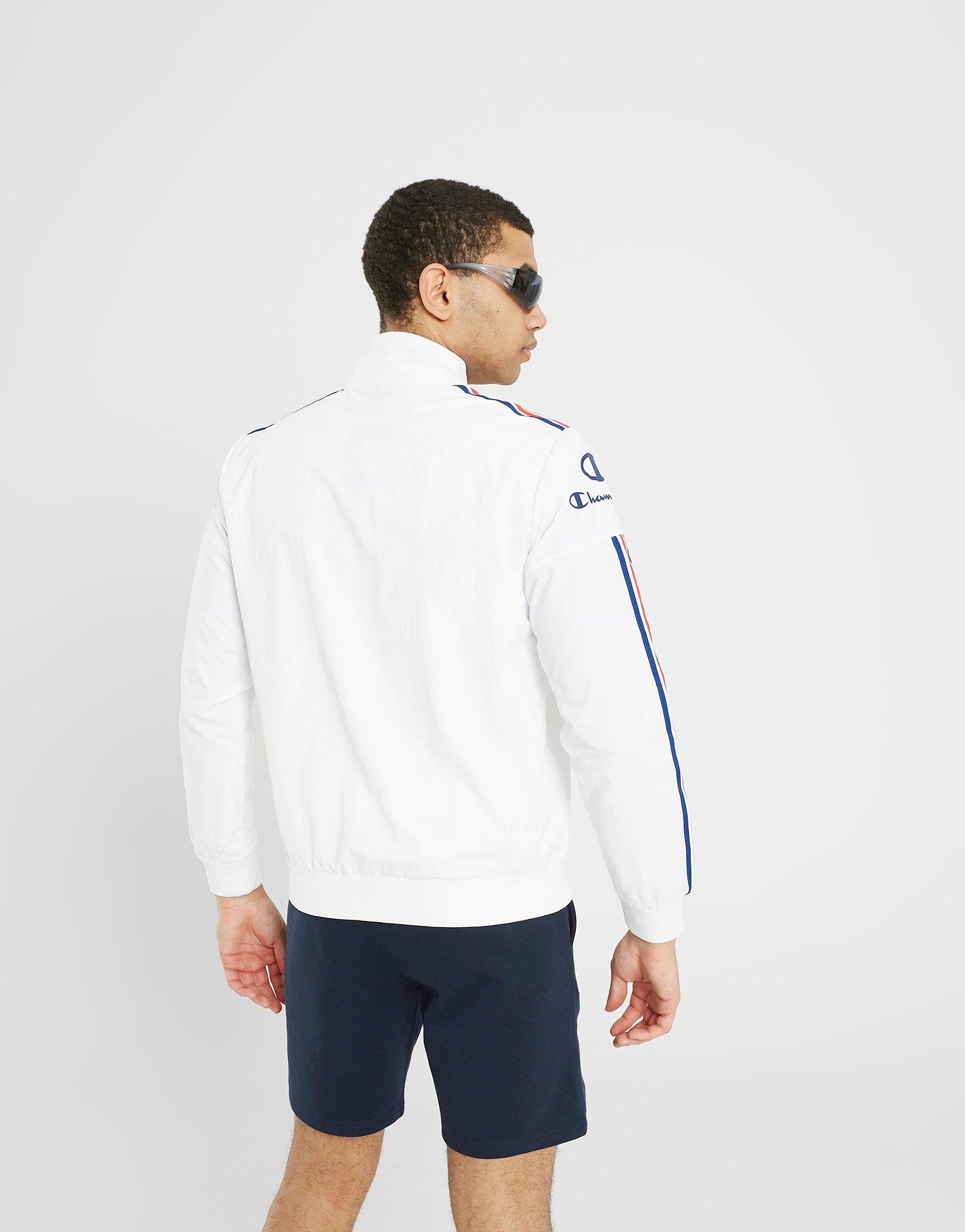 Bluza męska CHAMPION BLUZA ROZPINANA FULL ZIP SWEATSHIRT 218771WW001 Biały