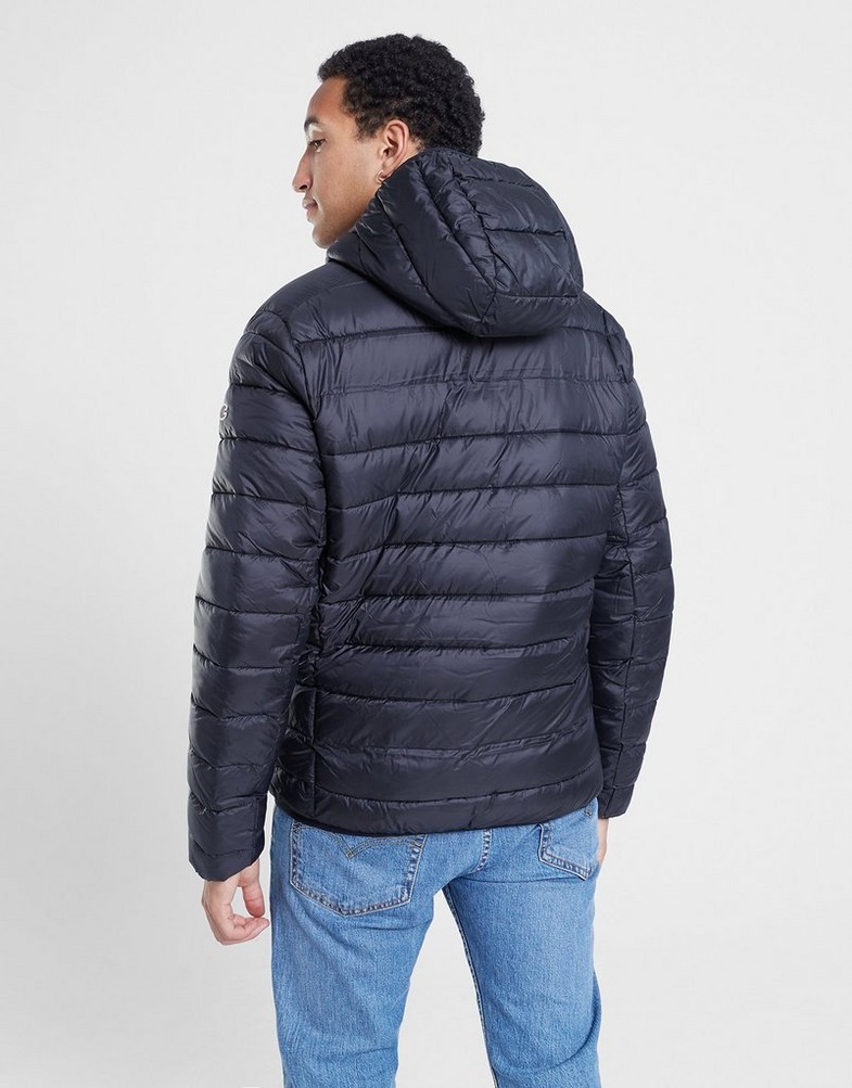 Kurtka męska CHAMPION KURTKA ZIMOWA HOODED JACKET 219184KK001 Czarny