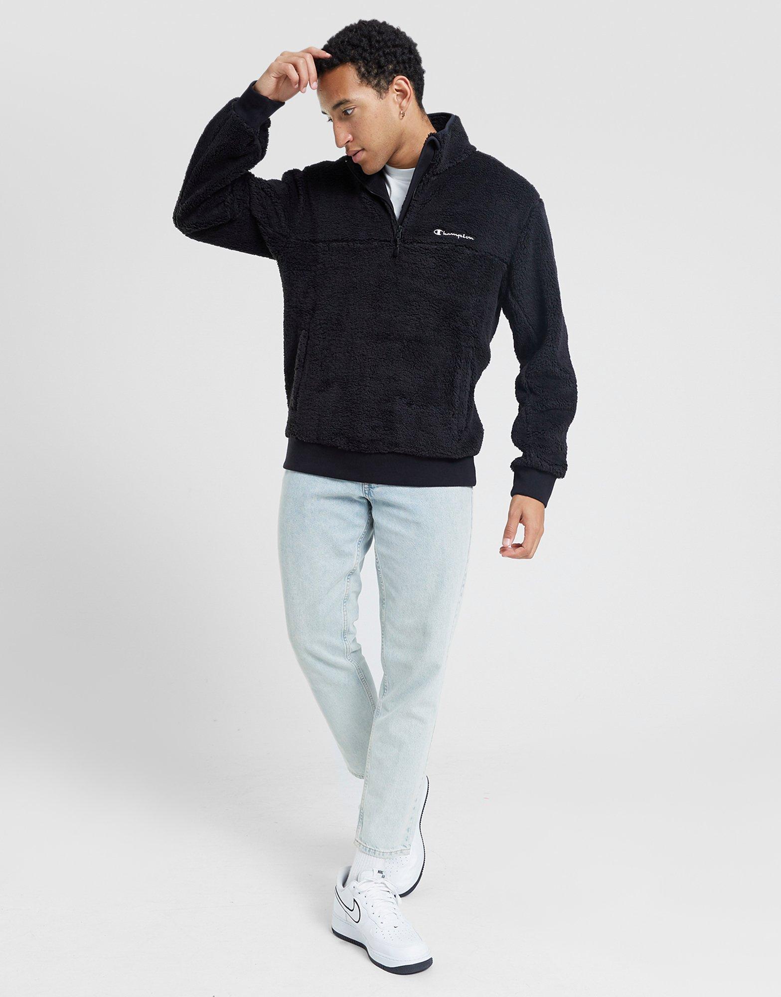 CHAMPION POLAR HALF ZIP TOP 219442KK001 | kolor Czarny