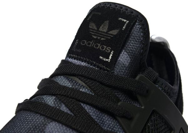 Adidas NMD XR1 PK Glitch Black vs Triple Black On Feet and Up