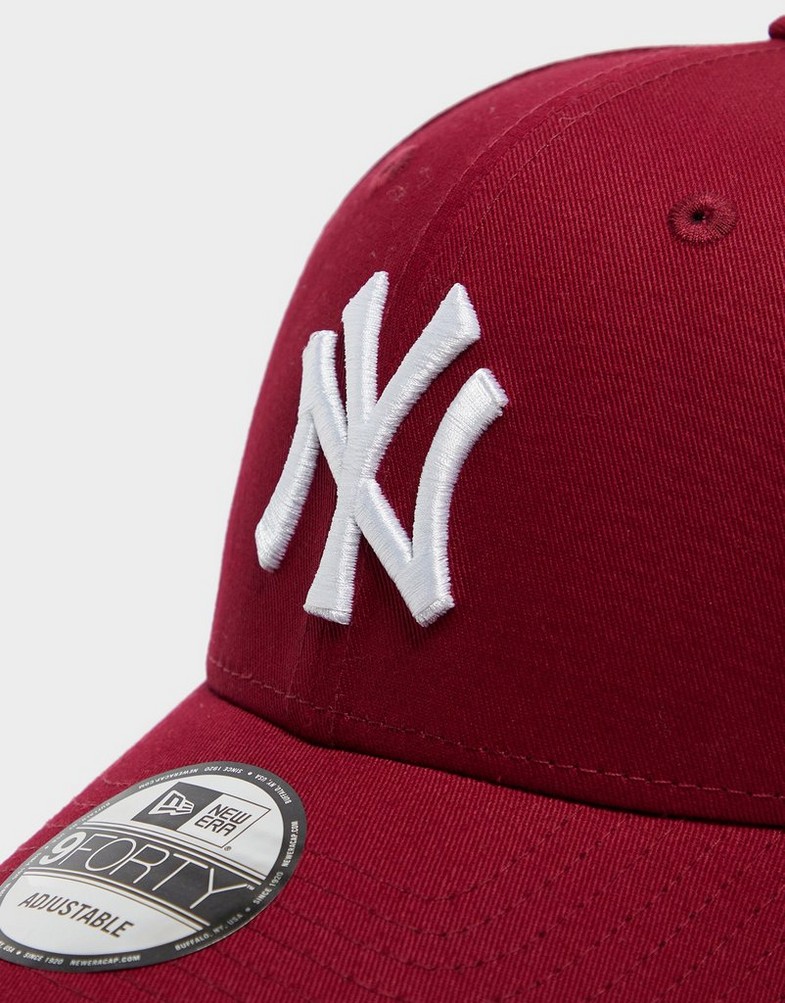 Férfi sapká NEW ERA SAPKA LEAGUE ESSENTIAL 9FORTY NYY PURPLE NEW YORK YA 80636012 Bordó