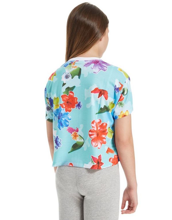 adidas originals girls' floral crop top junior adidas originals girls' floral crop top junior