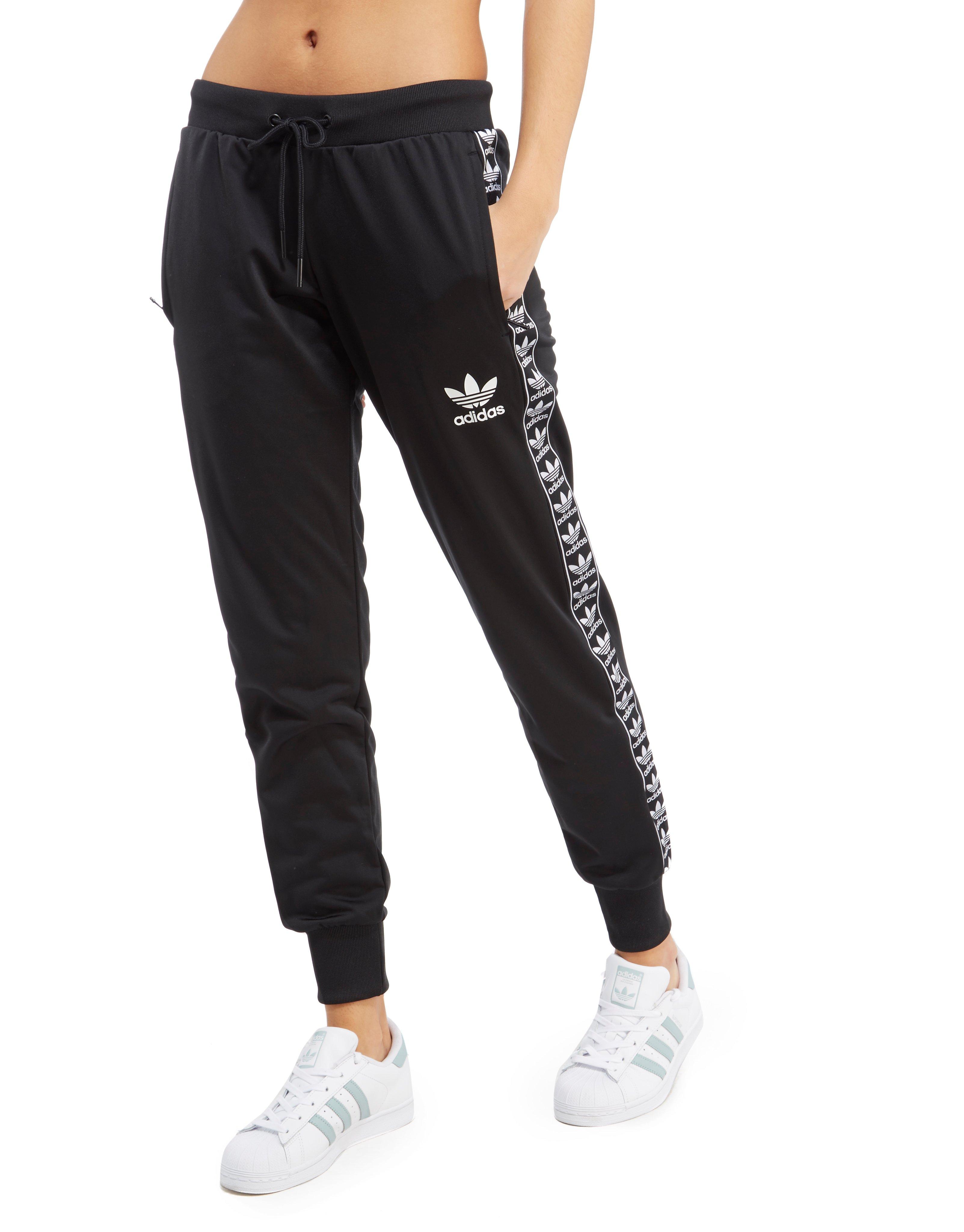 adidas poly tracksuit bottoms