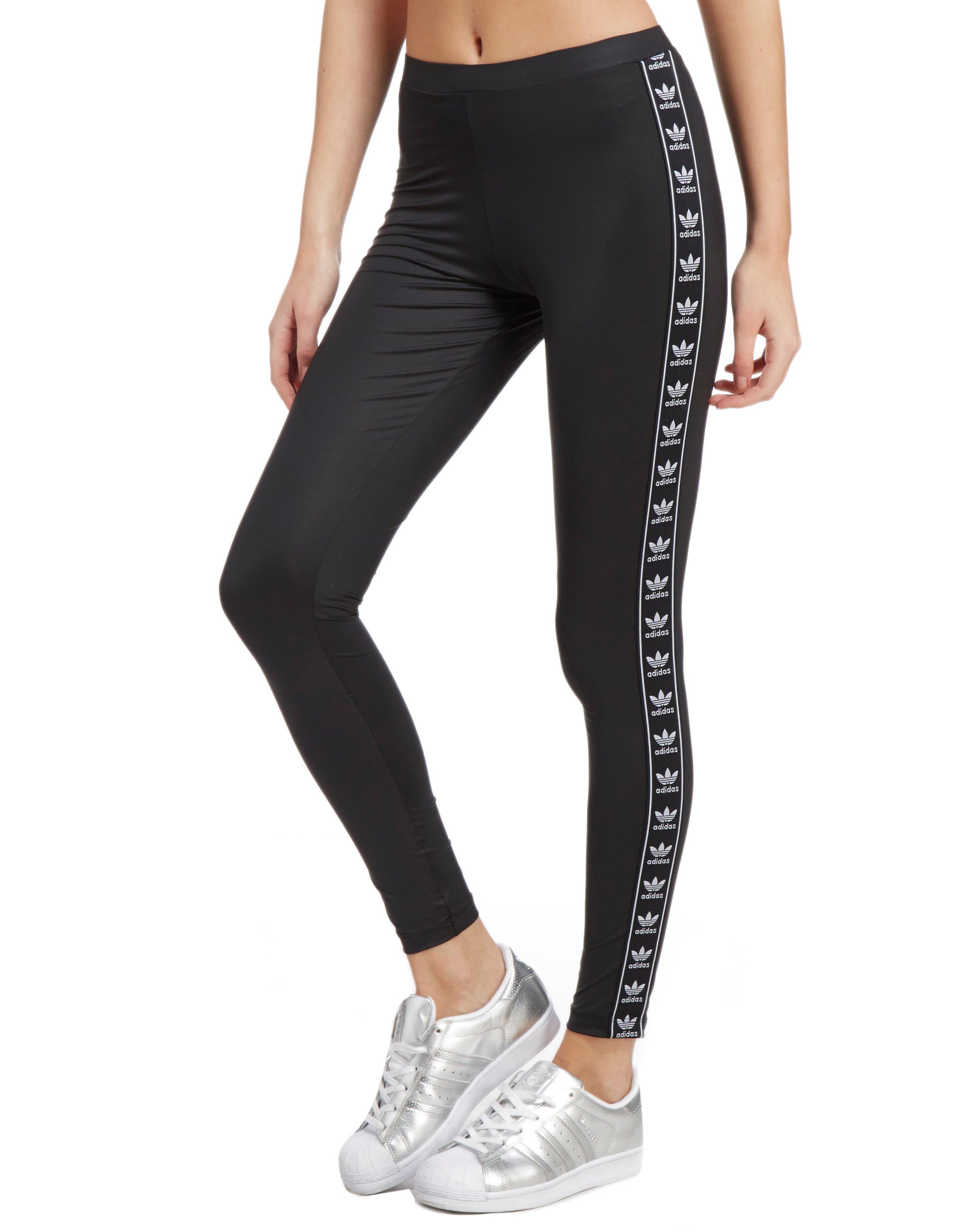 adidas leggings with logo on side