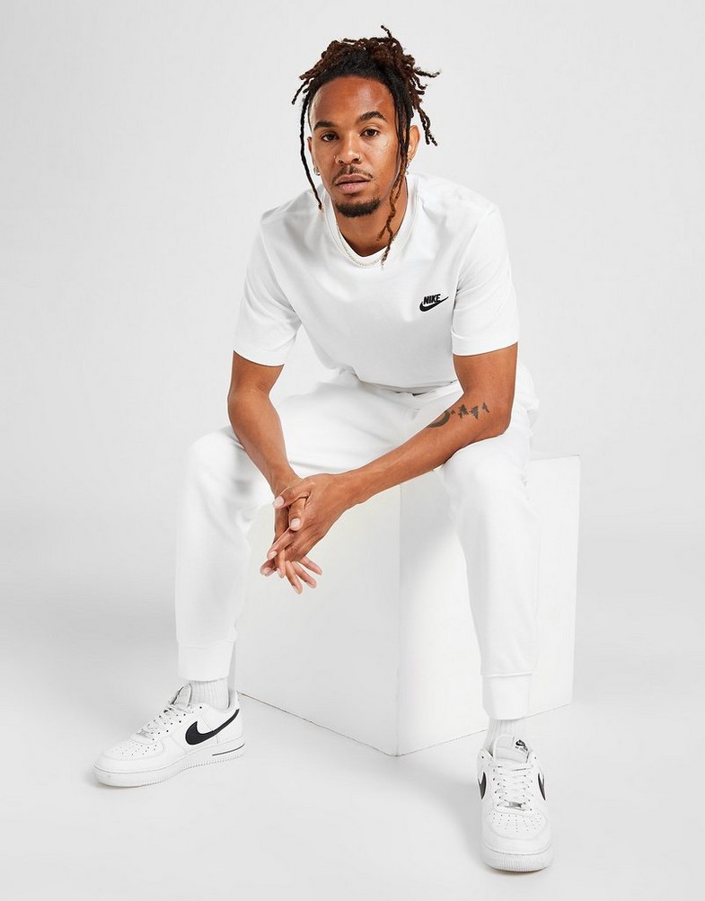 Koszulka, t-shirt męski NIKE T-SHIRT SPORTSWEAR CLUB AR4997-101 Biały