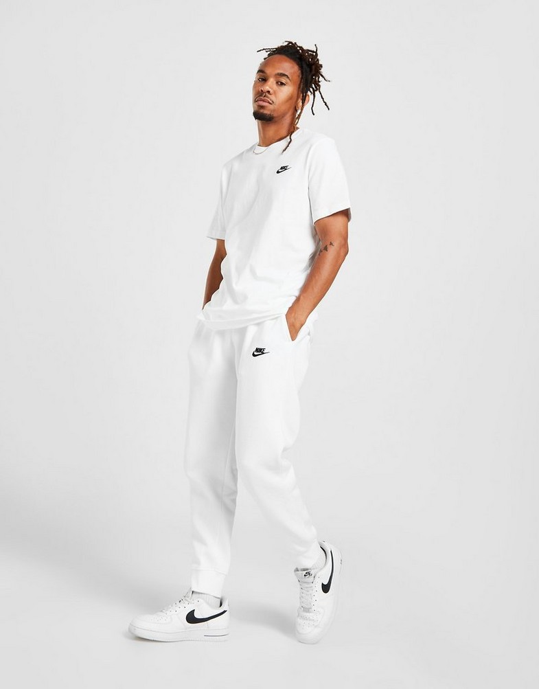 Koszulka, t-shirt męski NIKE T-SHIRT SPORTSWEAR CLUB AR4997-101 Biały