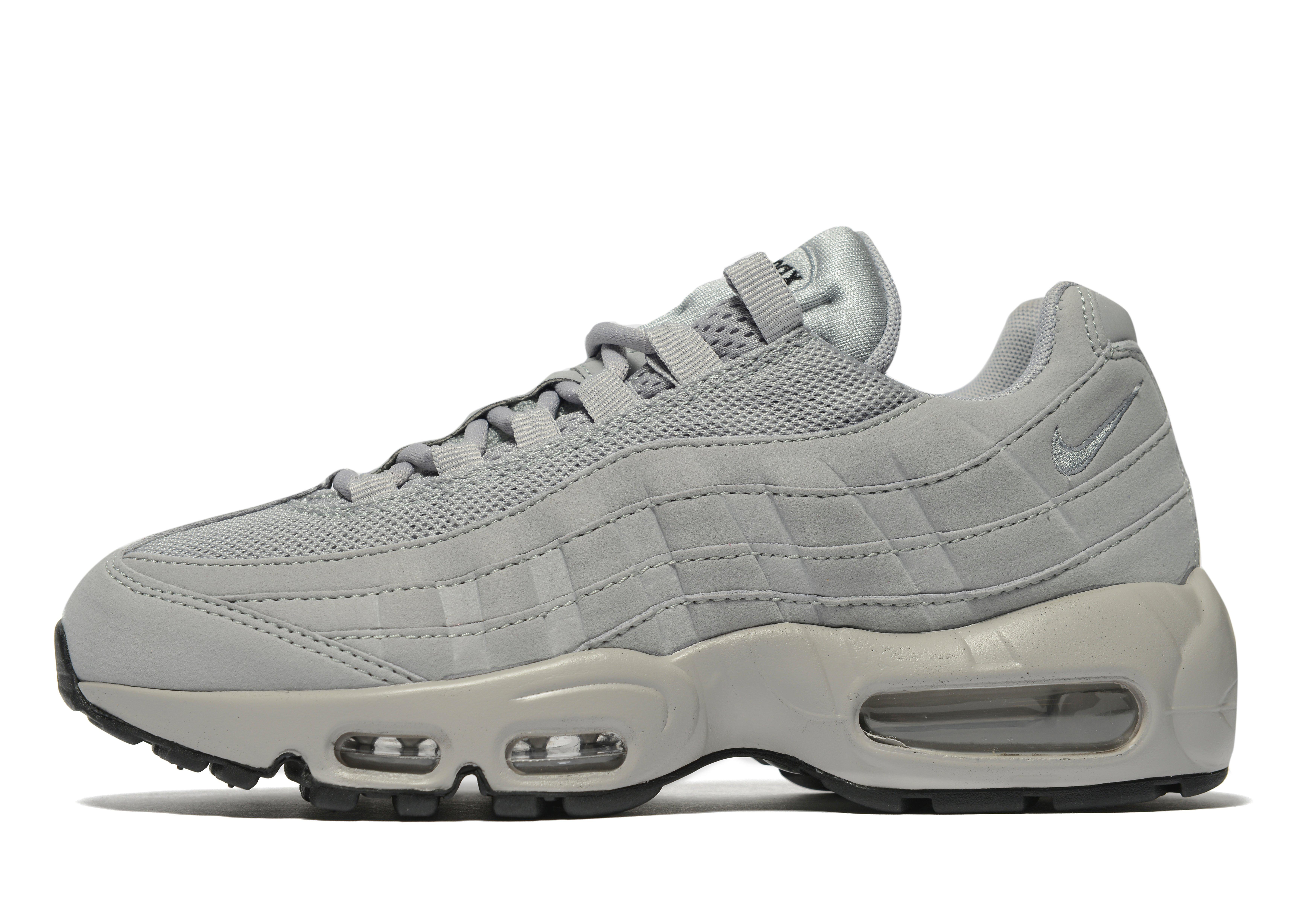 grey nike 95 womens