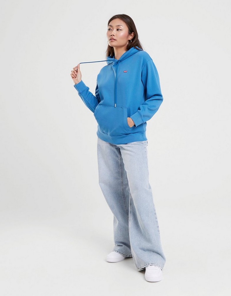 Bluza damska LEVI'S BLUZA Z KAPTUREM STANDARD HOODIE 24693-0041 Niebieski