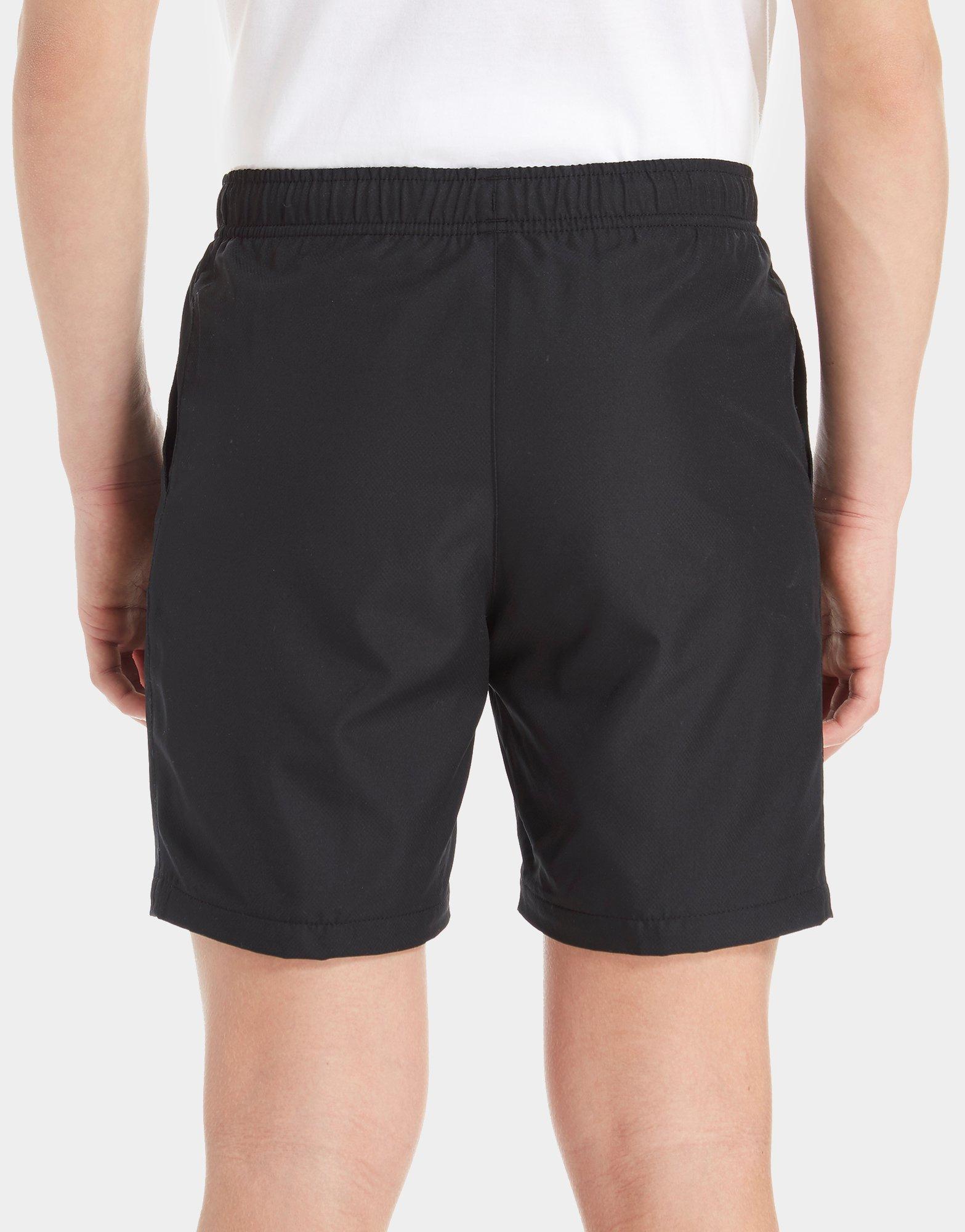 Detské krátke nohavice LACOSTE ŠORTKY  WOVEN SHORT BLACK GJ863600031 Čierna